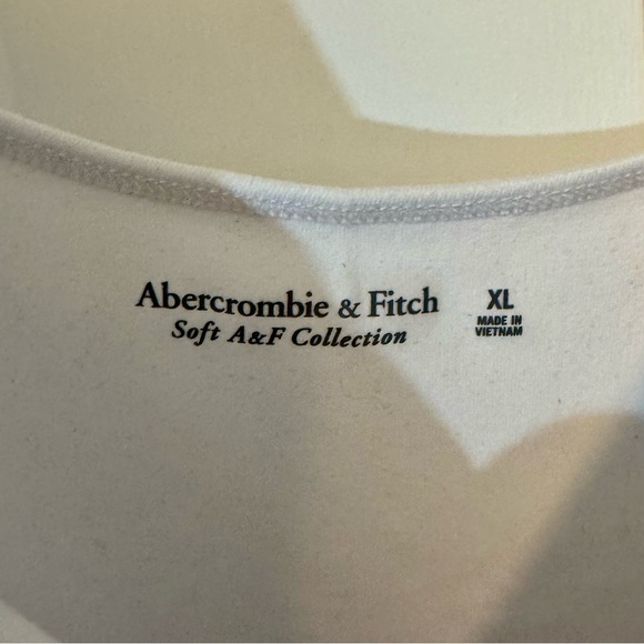 Abercrombie & Fitch |Soft A&F Collection,Double Lined White Tank Top,Size XL-EUC - Picture 3 of 5